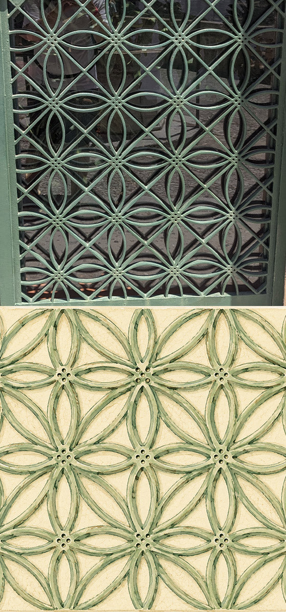 Création numérique des motifs Riviera Tiles
