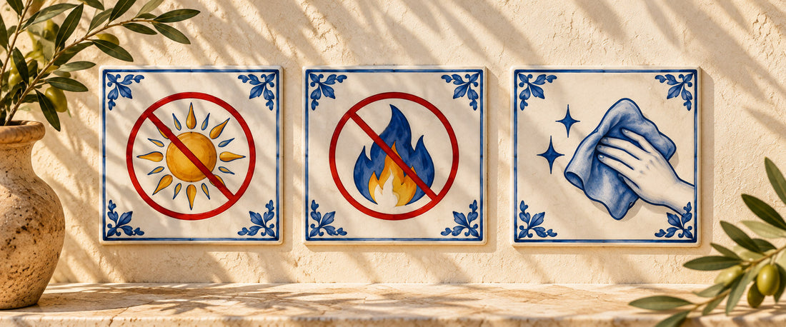 Carreaux décoratifs : précautions de pose, d'utilisation et d'entretien
