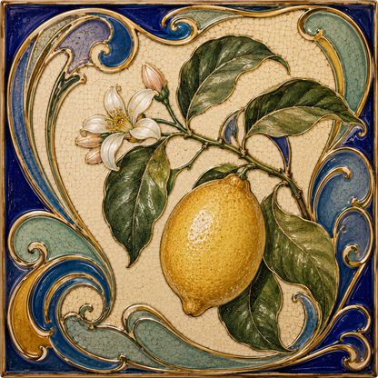 Citronnier en fleur