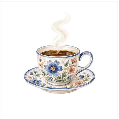 Le café fleuri