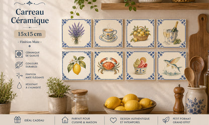 Carreau de liaison décoratif