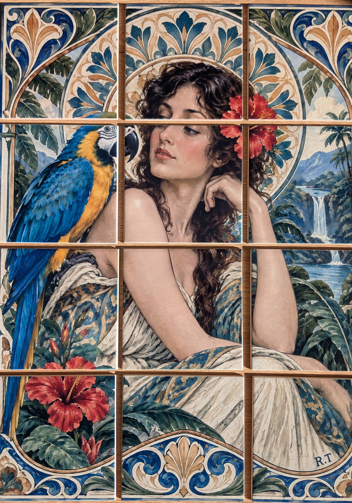 La Muse des Tropiques - Composition signature –  12 carreaux