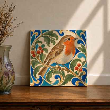Orange with flowers