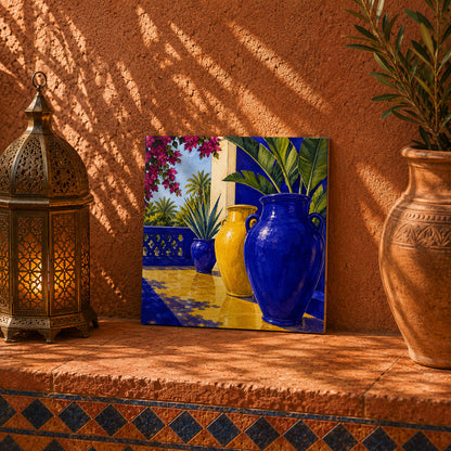 Orange with flowers