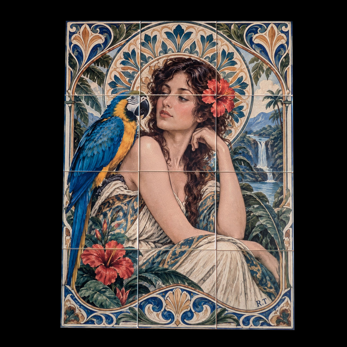 La Muse des Tropiques - Composition signature –  12 carreaux